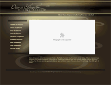 Tablet Screenshot of creatorinbronze.com